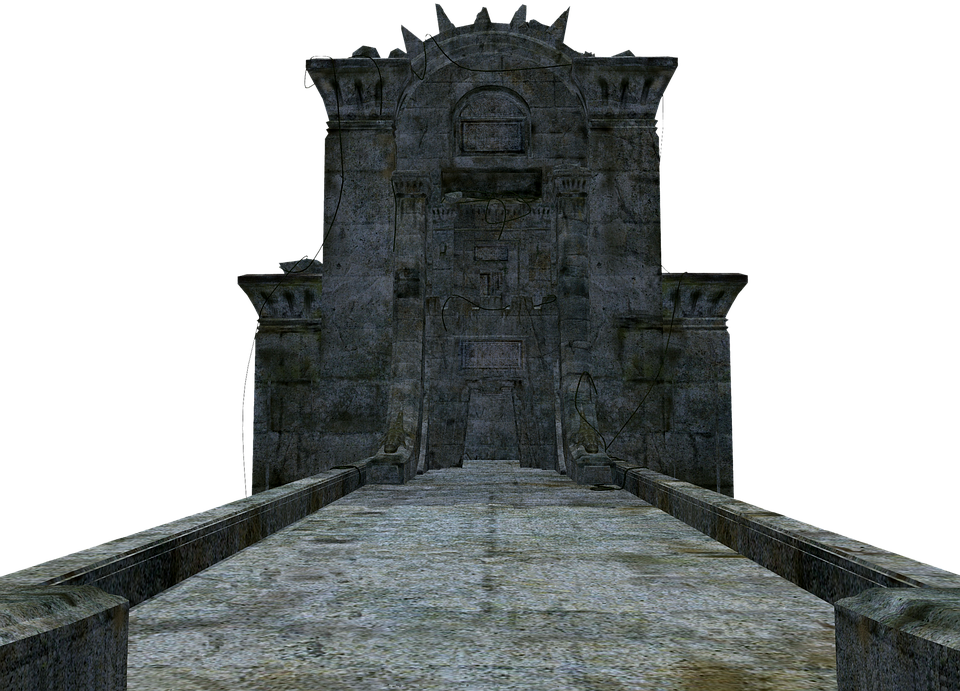 Mysterious Medieval Castle Gateway