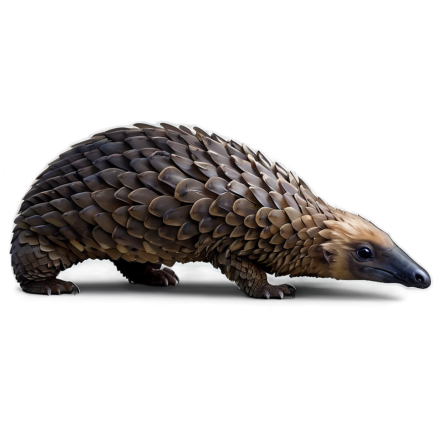 Mysterious Pangolin In The Shadows Png 26