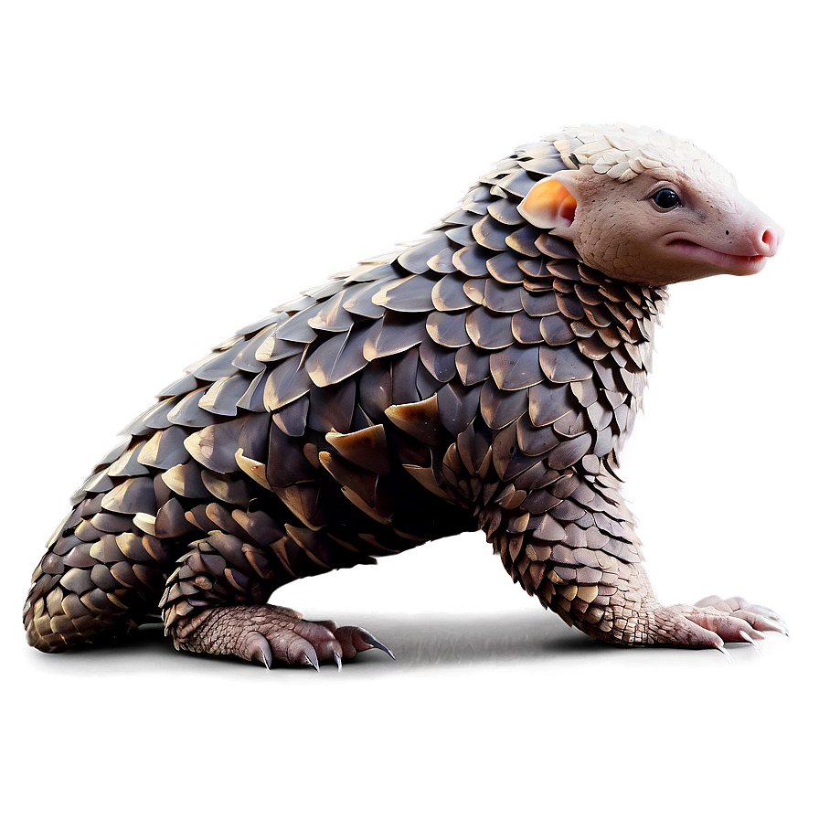 Mysterious Pangolin In The Shadows Png 79