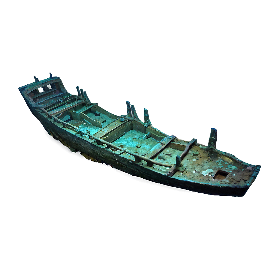 Mysterious Shipwreck Ocean Floor Png Ttd33