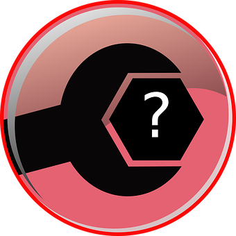Mystery Stop Sign Icon PNG with transparent background