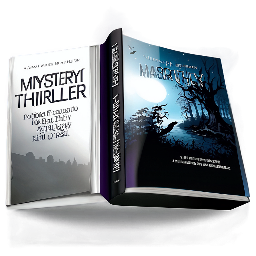 Mystery Thriller Book Jacket Png 94