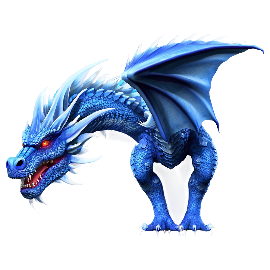 Mystic Blue Dragon Png 06252024