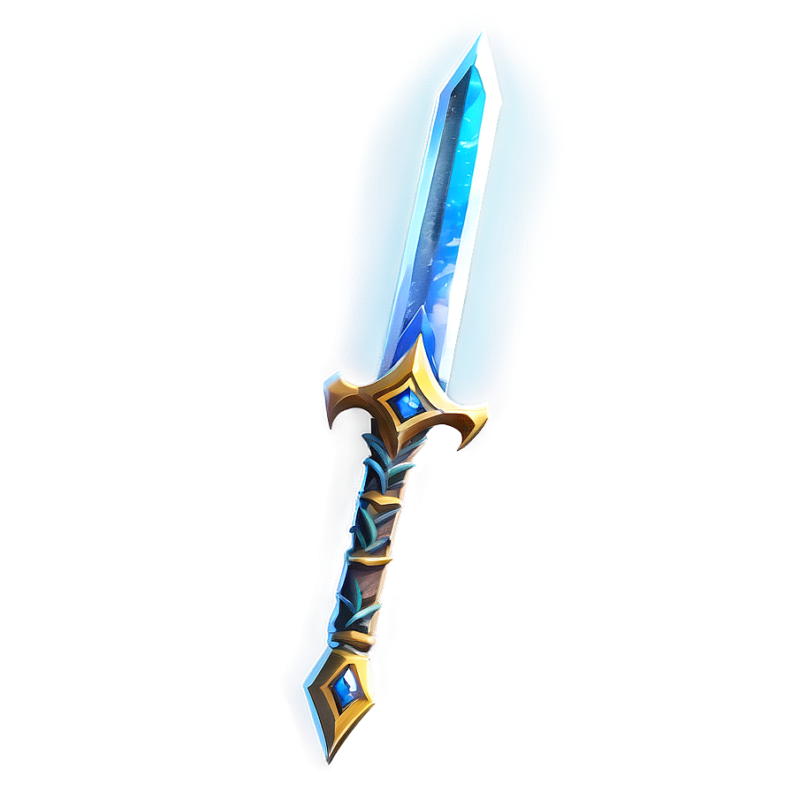 Mystic Diamond Sword Icon Png 97