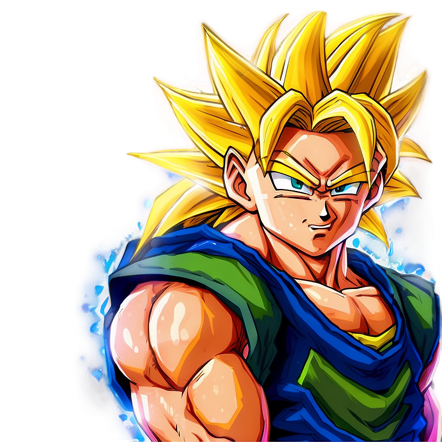 Mystic Super Saiyan Hair Png 24