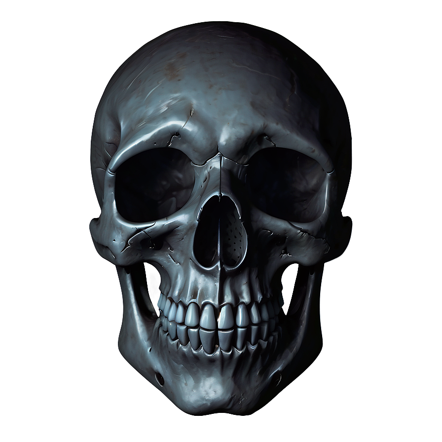 Mystical Black Skull Drawing Png 11