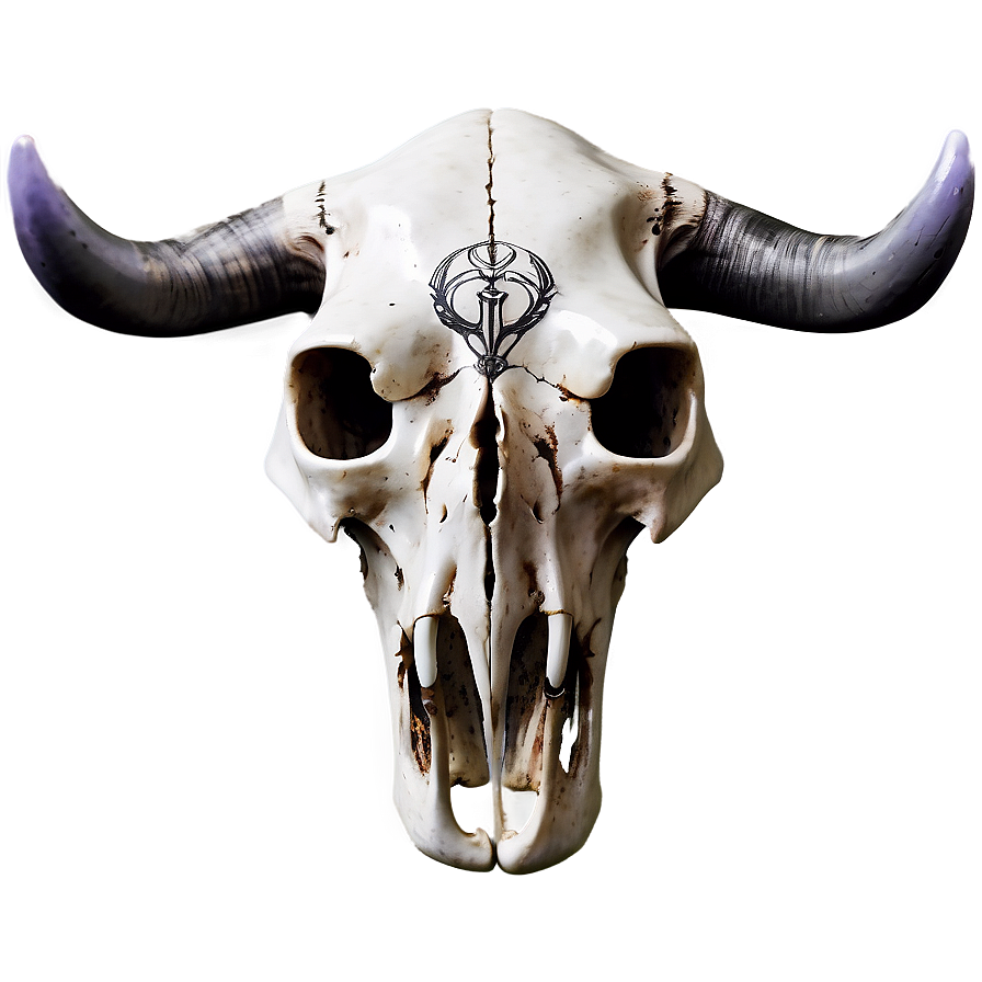 Mystical Cow Skull Png Baq