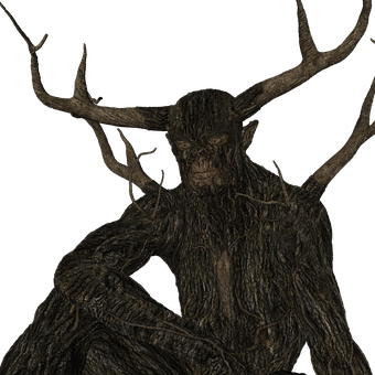 Mystical_ Forest_ Guardian PNG with transparent background