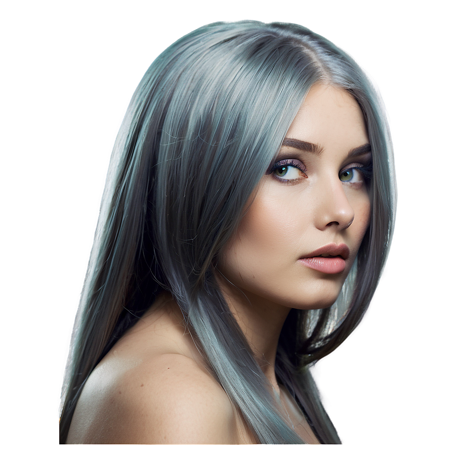 Mystical Grey Hair Png 39