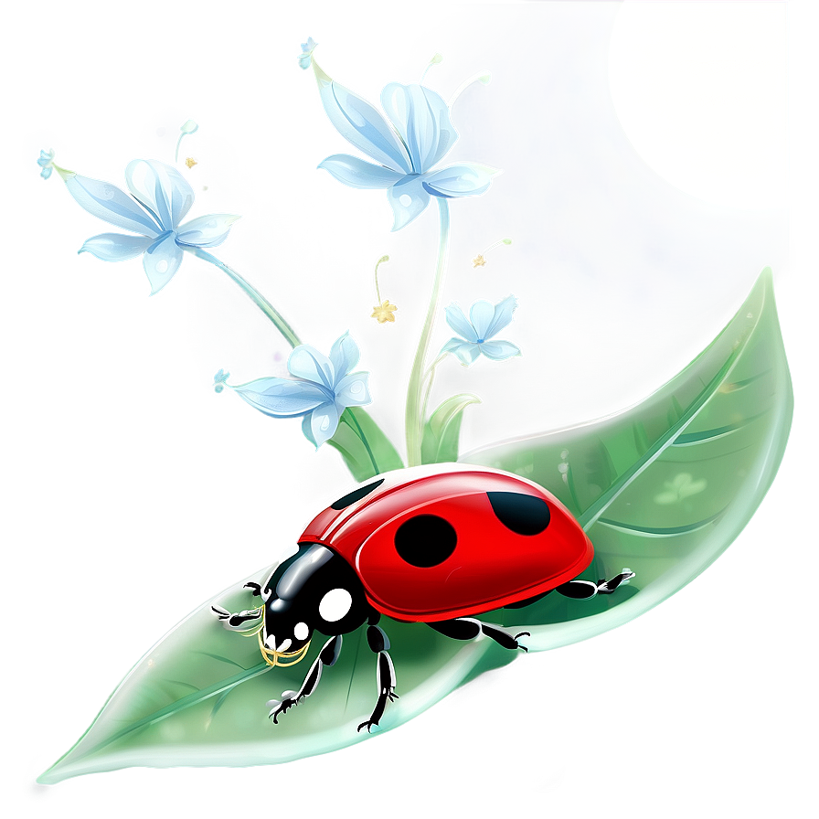 Mystical Ladybug In Moonlight Png 05242024