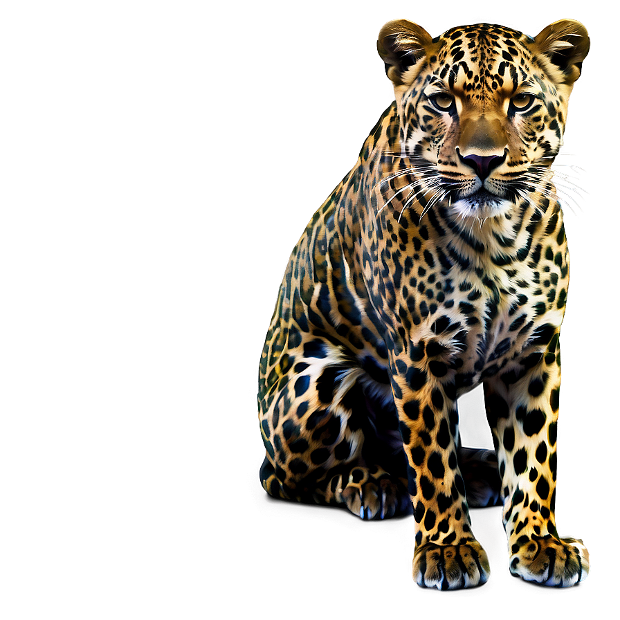 Mystical Leopard In Stars Png Wox23