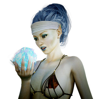 Mystical_ Mermaid_ Holding_ Crystal