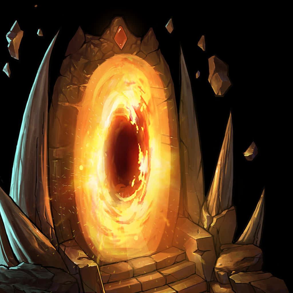 Mystical Portal Artwork PNG with transparent background