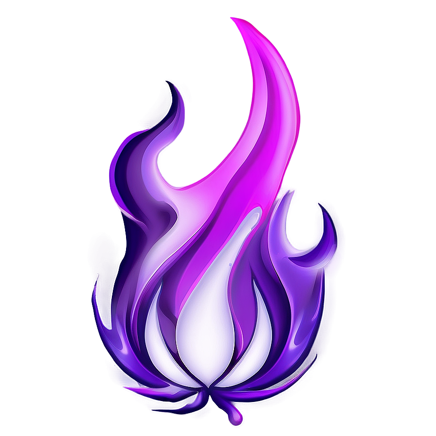 Mystical Purple Flames PNG 06252024 PNG with transparent background