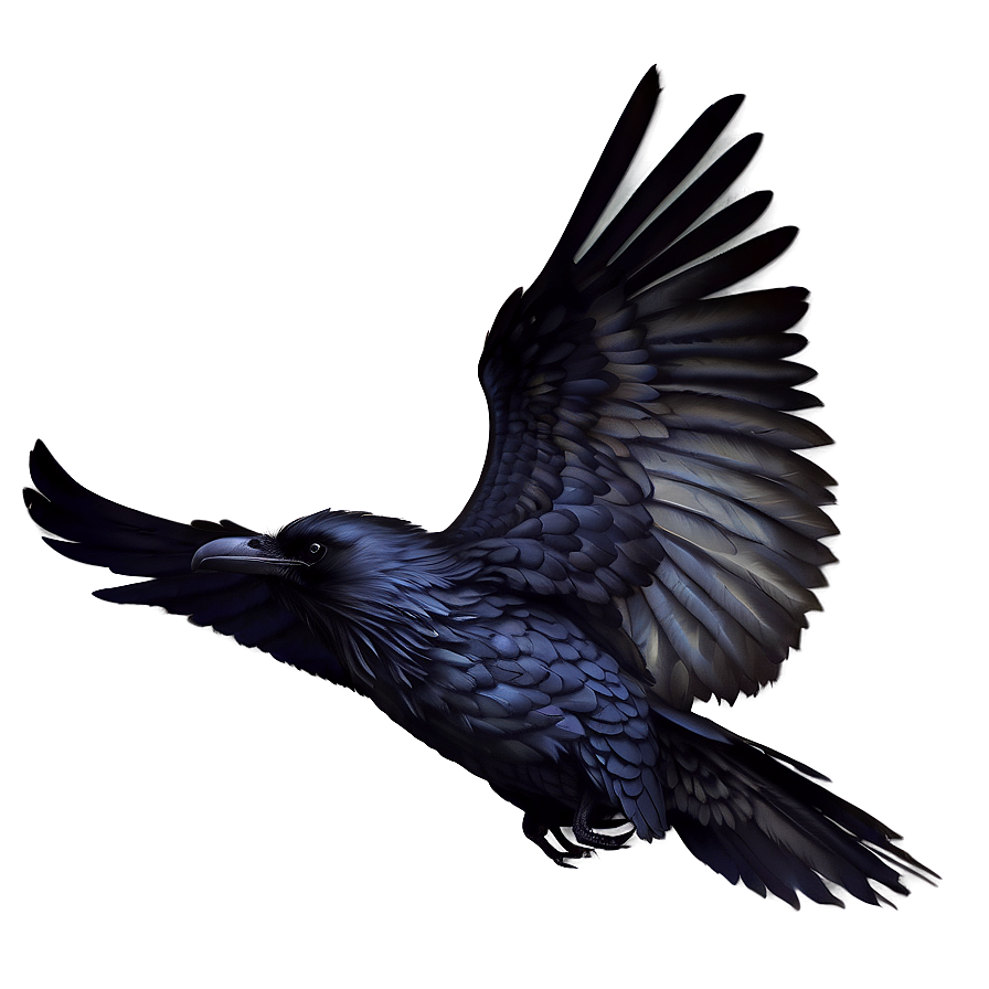Mystical Raven PNG 12 PNG with transparent background