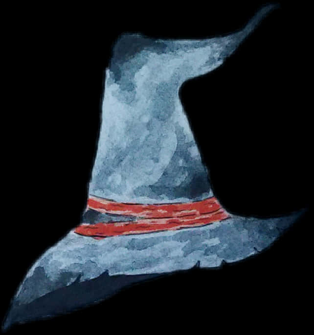 Mystical Witch Hat Illustration PNG image with a transparent background, free high-resolution download