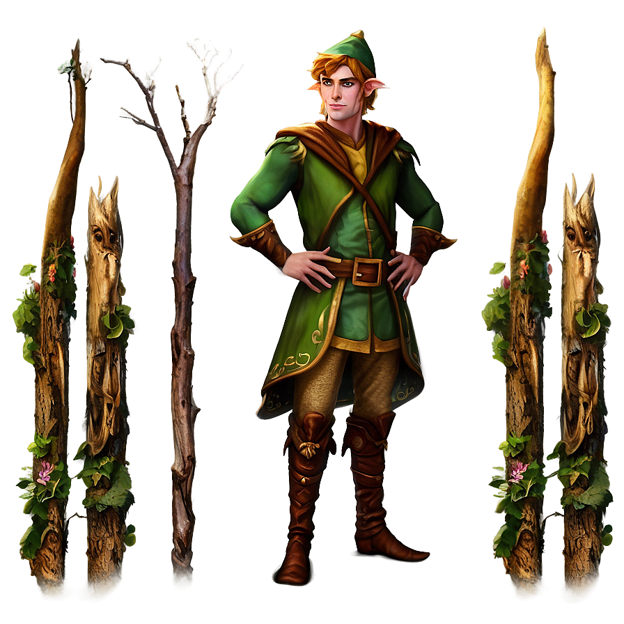 Mystical Woodland Elf Png 05232024