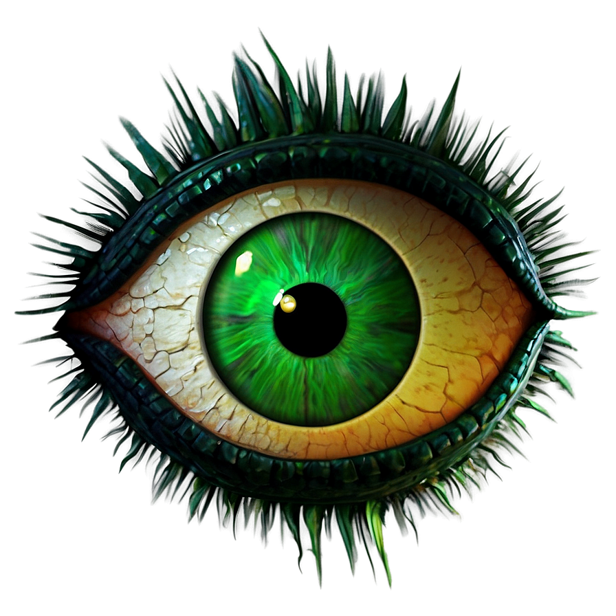 Mythical Creature Green Eye Png Oqk69