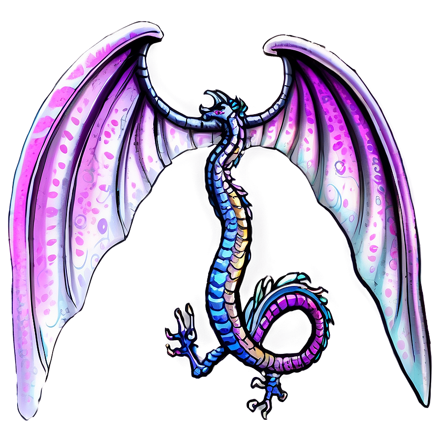 Mythical Dragon Wings Art Png Tma