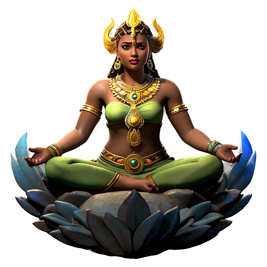 Mythical Goddess Presence Png 45