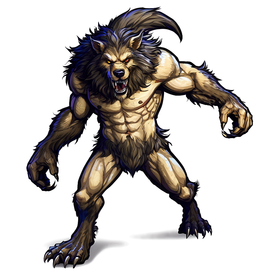 Mythical Werewolf Png Wem65