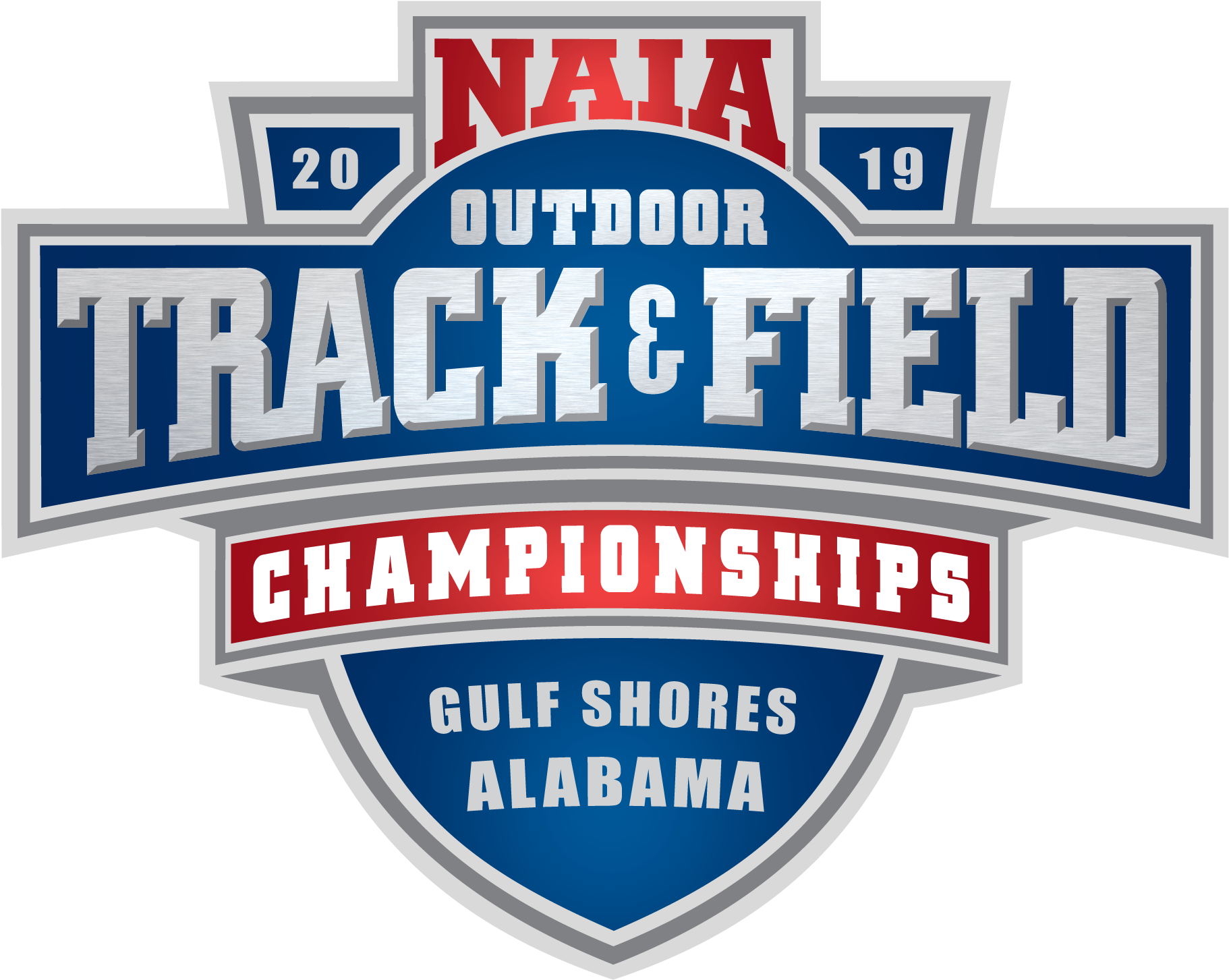 N A I A2019 Outdoor Track Field Championships Logo