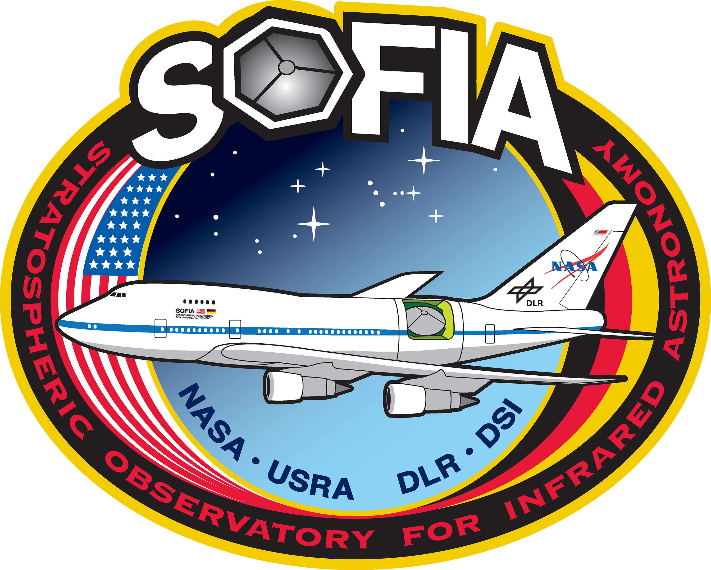 Sofia Mission Patch - Nasa Sofia Logo PNG image with a transparent background, free high-resolution download