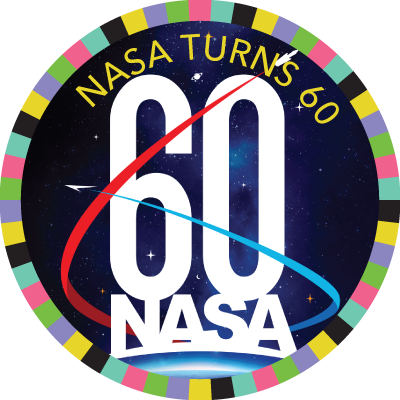 Nasa Turns 60 Image - Nasa 60th Anniversary Logo PNG image with a transparent background, free high-resolution download