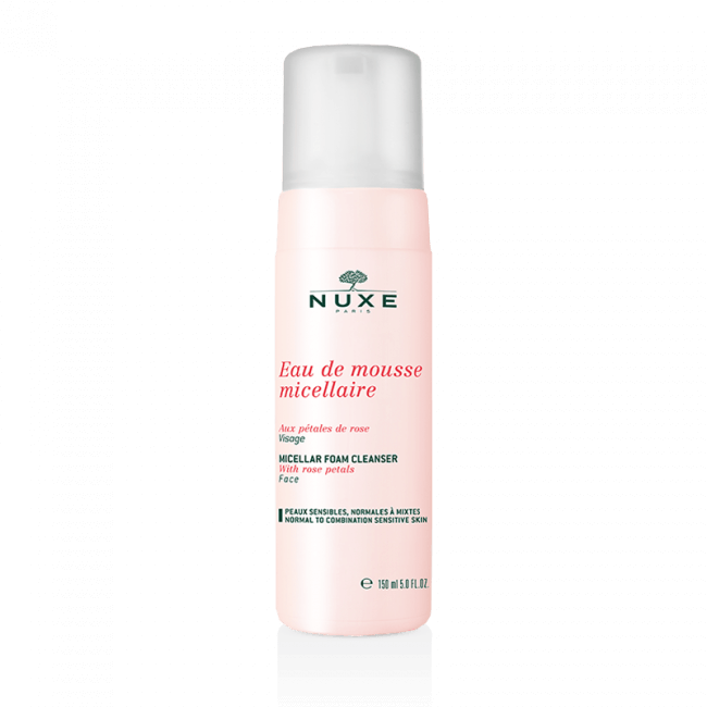 N U X E Rose Petals Micellar Foam Cleanser