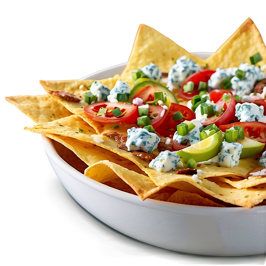 Nachos with Blue Cheese PNG nps PNG with transparent background