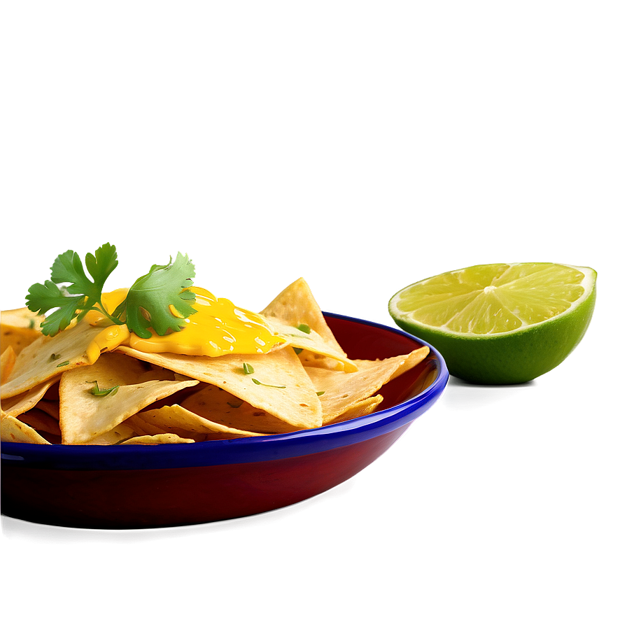 Nachos with Cilantro Lime PNG 06122024 PNG with transparent background