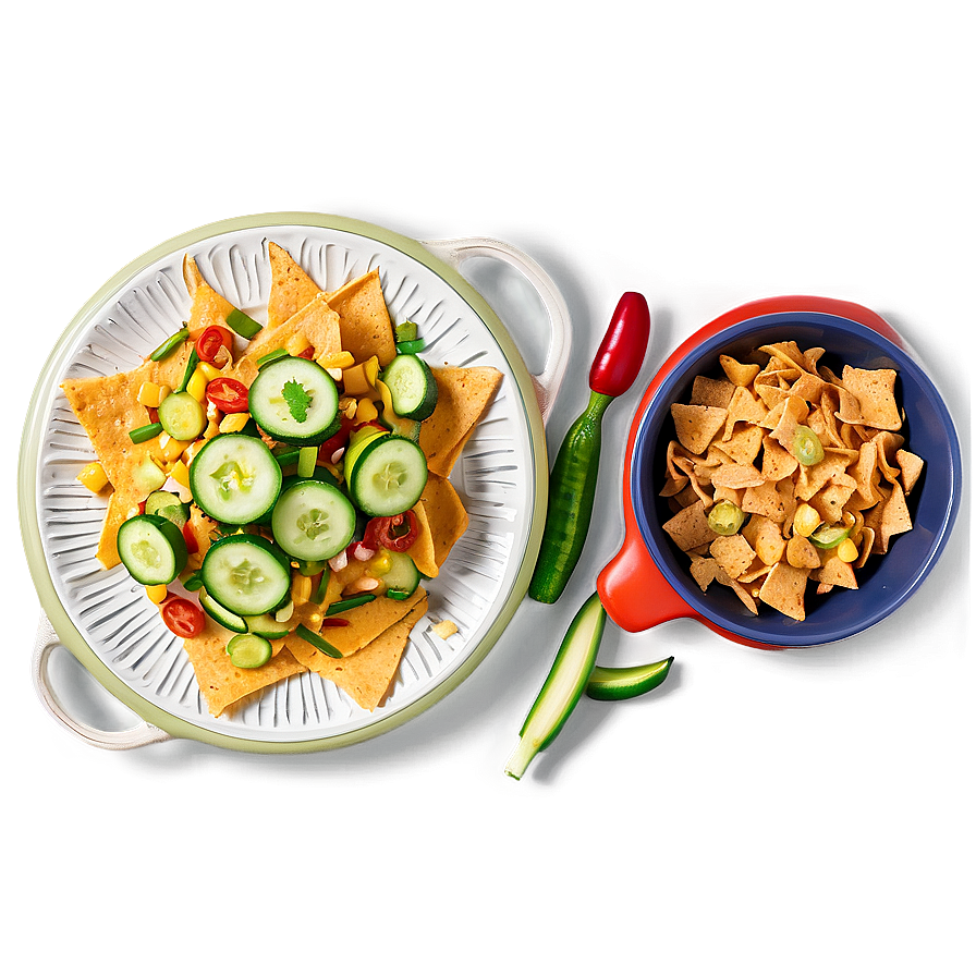 Nachos with Corn and Zucchini PNG 21 PNG with transparent background