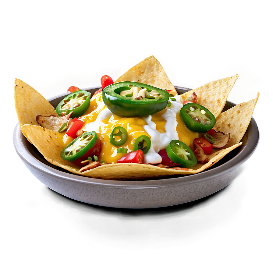 Nachos with Jalapeno Peppers PNG mvm PNG with transparent background