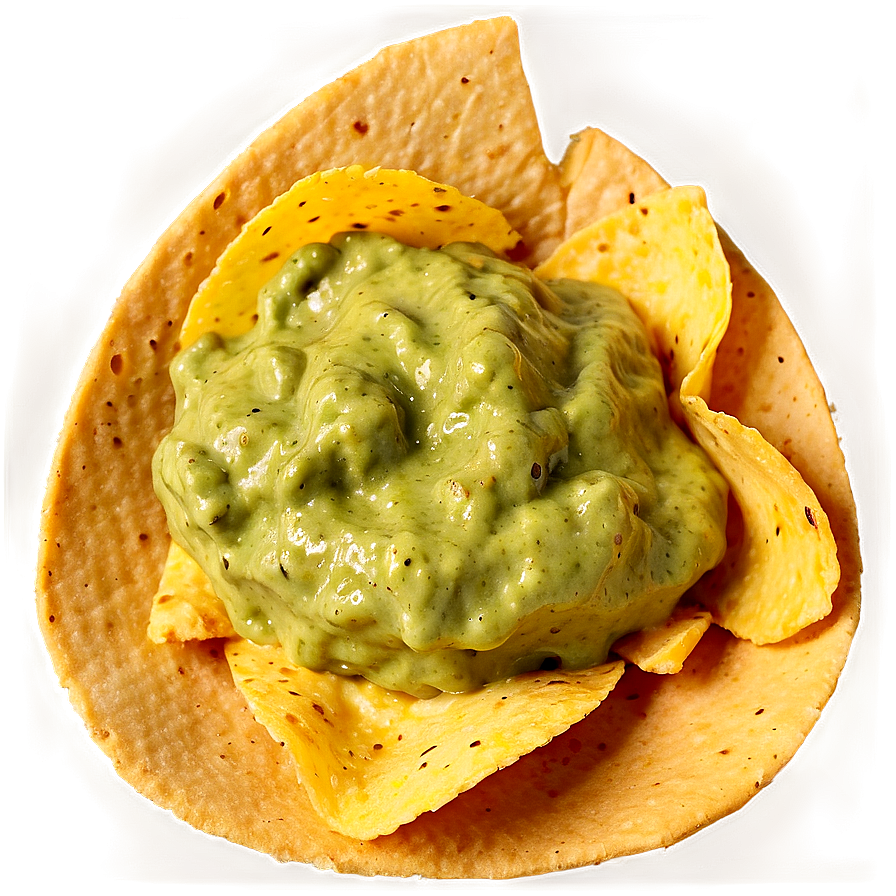 Nachos with Pesto Spread PNG 06122024 PNG with transparent background