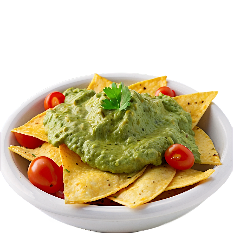 Nachos With Pesto Spread Png Cug53