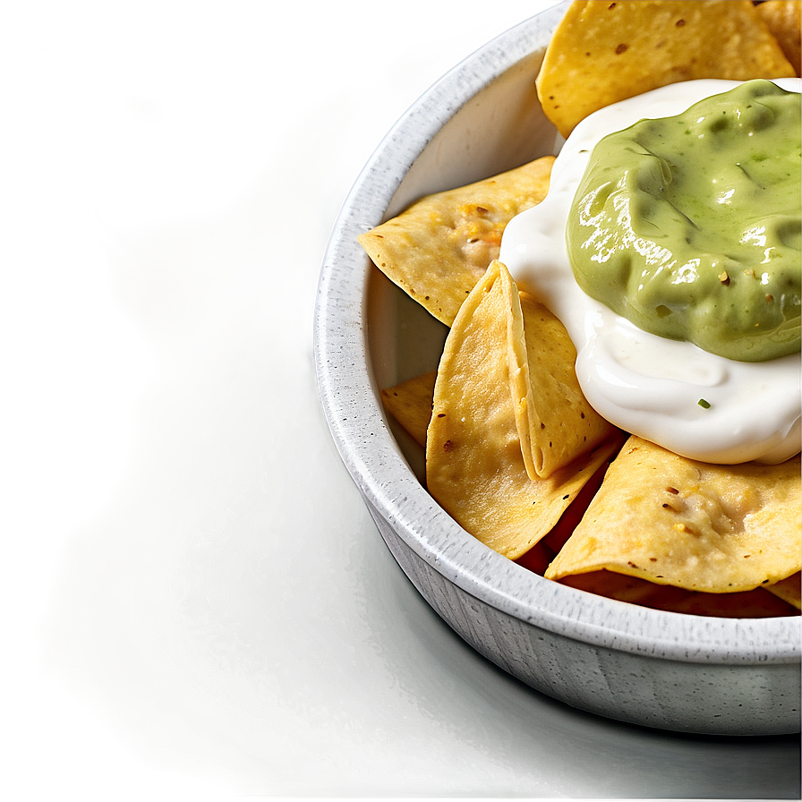 Nachos with Wasabi Mayo PNG 06122024 PNG with transparent background