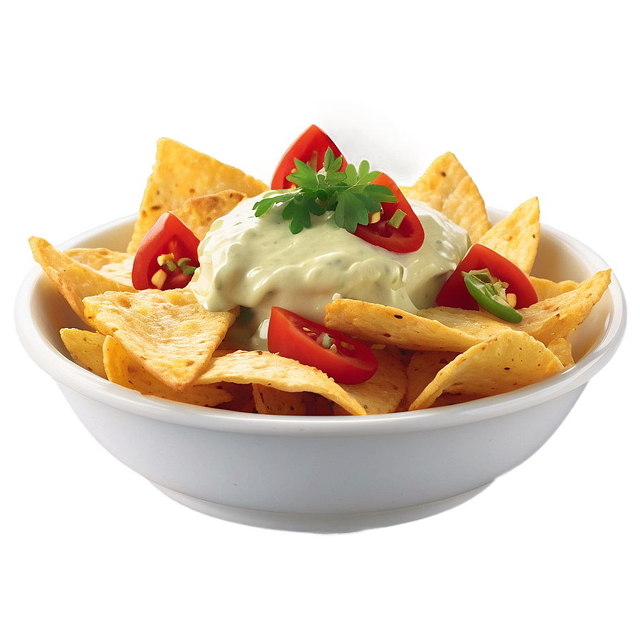 Nachos With Wasabi Mayo Png 19