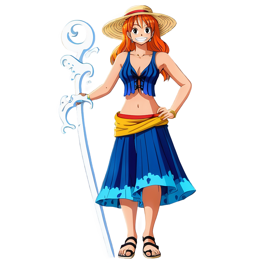 Nami One Piece Character Png Msl