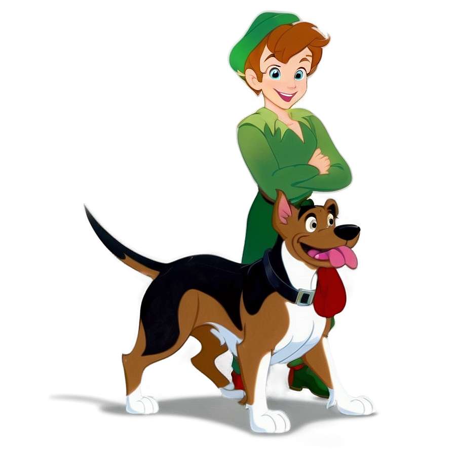 Nana Dog Peter Pan PNG 06112024 PNG with transparent background
