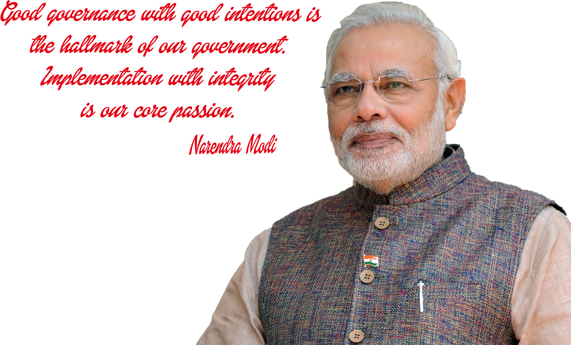 Narendra Modi Good Governance Quote