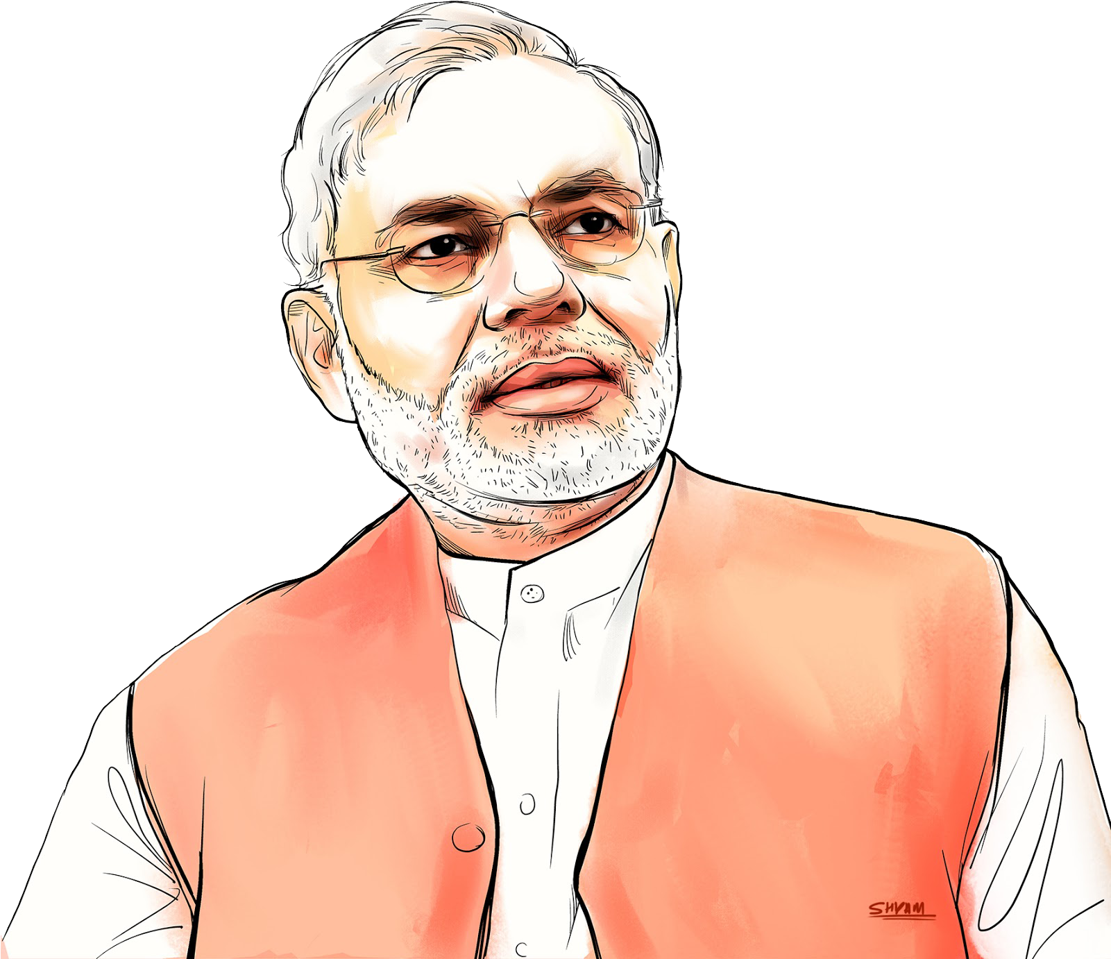 Narendra Modi Illustration