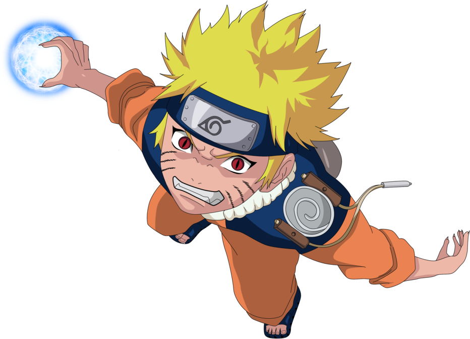 Naruto Performing Rasengan