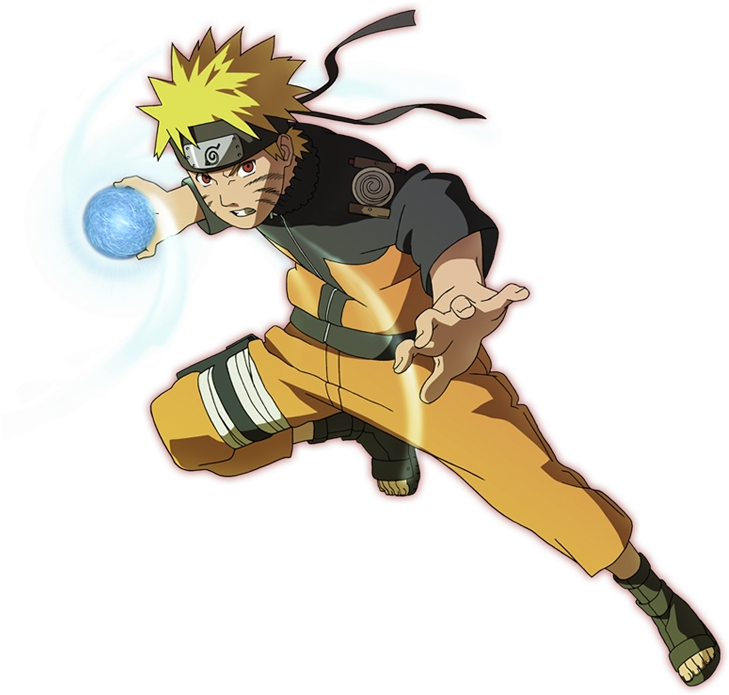 Naruto Performing Rasengan