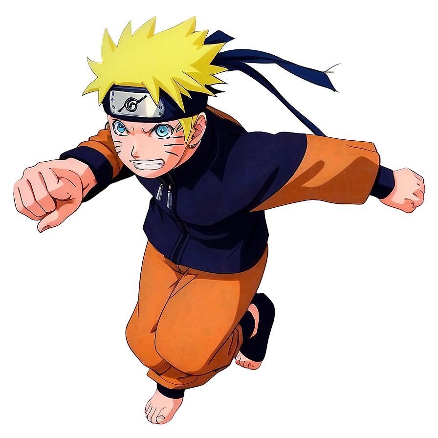 Naruto Powerful Run Leap Png Sdt49