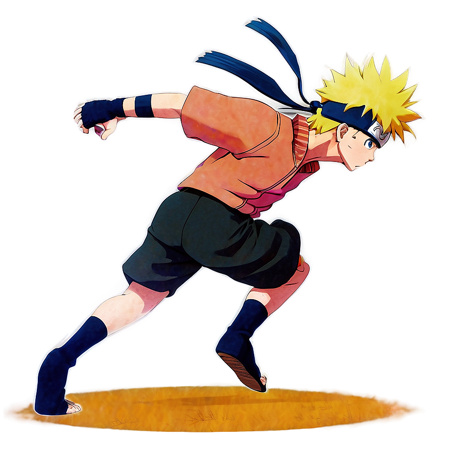 Naruto Running Fierce Png Dlu