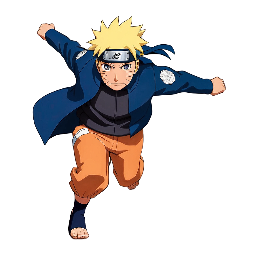 Naruto Running For Victory Png Fat