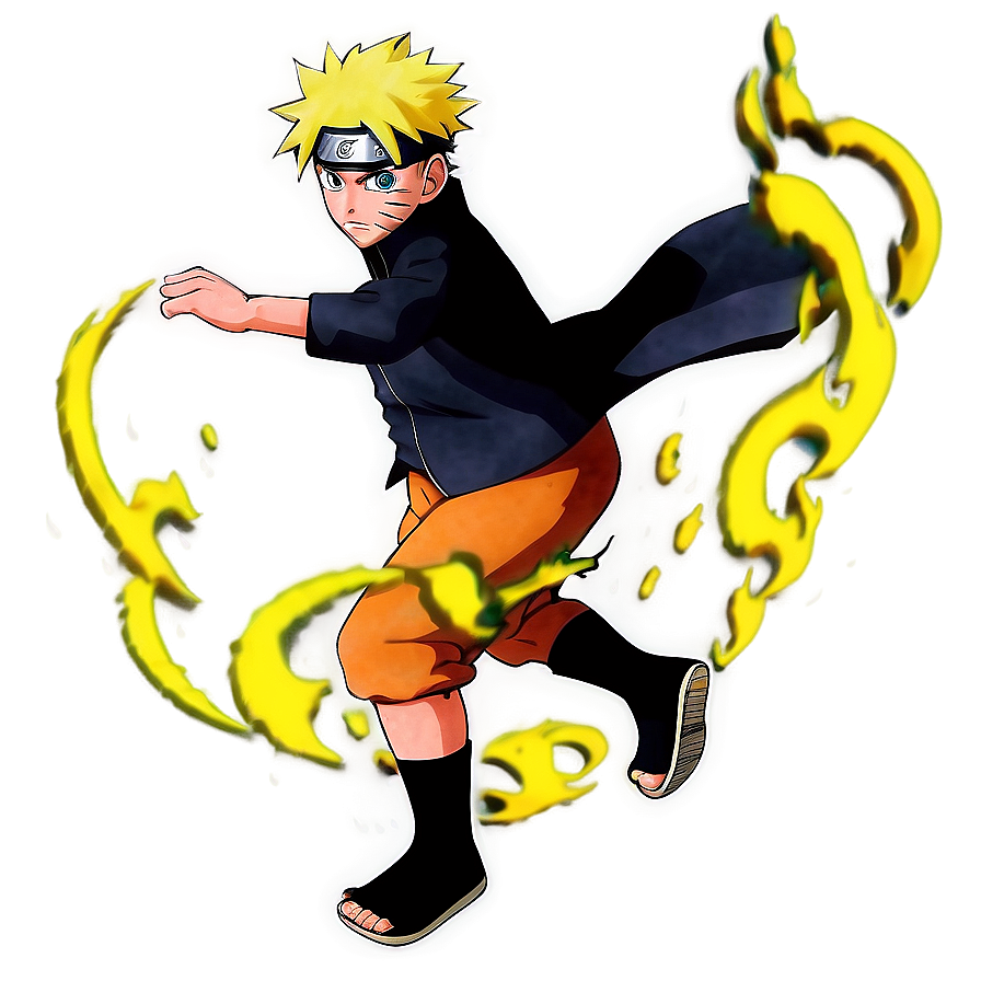 Naruto Running In Battle Png 44