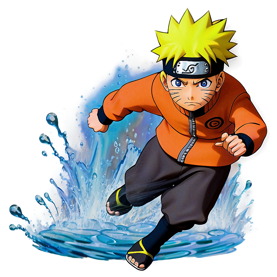 Naruto Running On Water Png Vku17