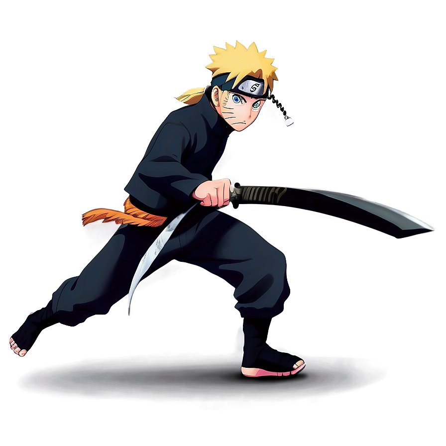 Naruto Running With Kunai Png Dbg40