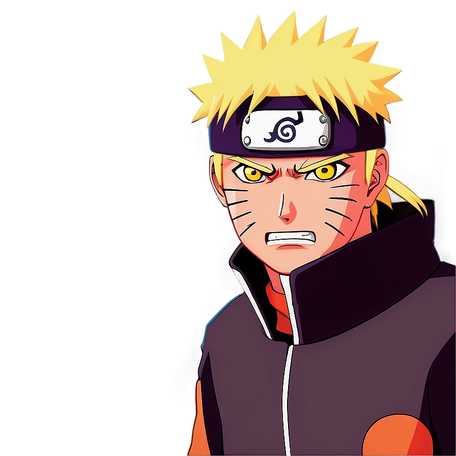 Naruto Uzumaki Angry PNG qlx82 PNG with transparent background
